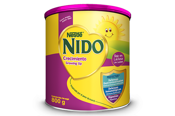 NIDO® Crecimiento Bajo en Lactosa